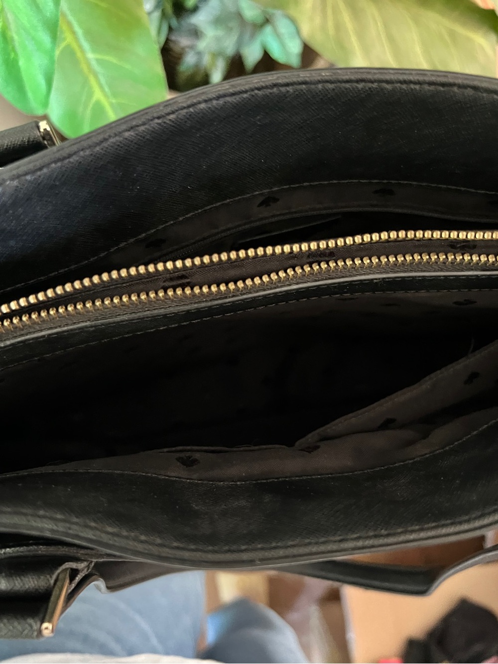Kate Spade Black Saffiano Leather Tote Bag - Picture 5 of 10